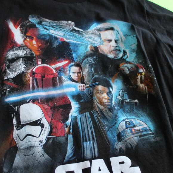 Star Wars The Last Jedi Graphic T-Shirt - Picture 3 of 9